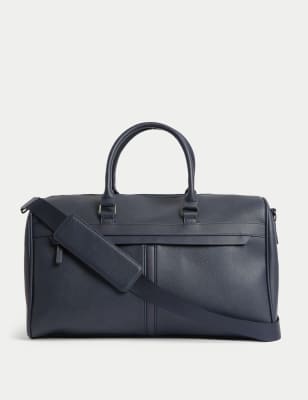 

Mens M&S Collection Textured Weekend Bag - Dark Navy, Dark Navy