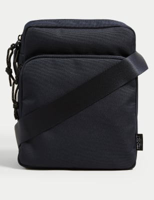 

Mens M&S Collection Recycled Polyester Pro-Tect™ Cross Body Bag - Navy, Navy