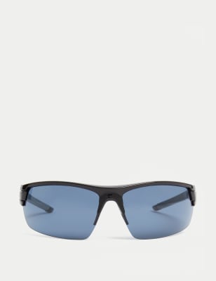 

M&S Collection Gafas de sol deportivasMens - Negro, Negro