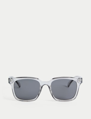 

Mens M&S Collection D Frame Polarised Sunglasses - Grey, Grey