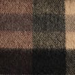 Merino Wool Checked Scarf, BROWN, swatch