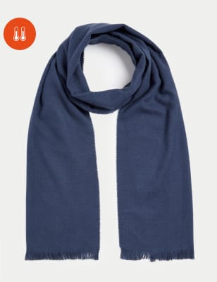 

Mens M&S Collection Heatgen™ Scarf - Medium Blue, Medium Blue