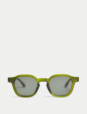 

M&S Collection Gafas de sol redondasMens - Green, Green