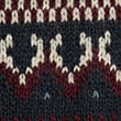 Fair Isle Scarf, NAVY MIX, swatch