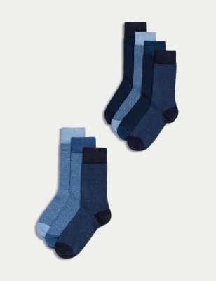 

Mens M&S Collection 7pk Cool & Fresh™ Socks - Denim Mix, Denim Mix