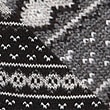 2pk Fair Isle Socks, BLACK MIX, swatch