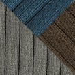 3 Pack Egyptian Cotton Rich Ribbed Socks, GREEN MIX, swatch