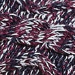 Chunky Slipper Socks, BURGUNDY MIX, swatch