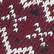 Fair Isle Slipper Socks, BURGUNDY MIX, swatch