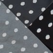 3pk Polka Dot Cotton Blend Socks, BLACK MIX, swatch