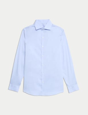 

Mens Autograph Slim Fit Performance Shirt - Pale Blue, Pale Blue