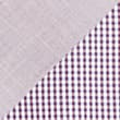 2pk Slim Fit Easy Iron Gingham Shirts, BURGUNDY MIX, swatch