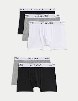 

Mens Autograph 5pk Supima® Cotton Modal Trunks, Multi