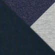 5 Pack Pure Cotton Sleeveless Vests, BLUE MIX, swatch