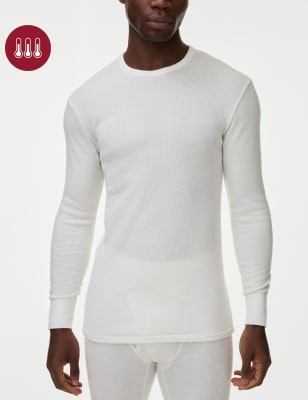 

Mens M&S Collection Heatgen™ Maximum Thermal Long Sleeve Top - Ivory, Ivory