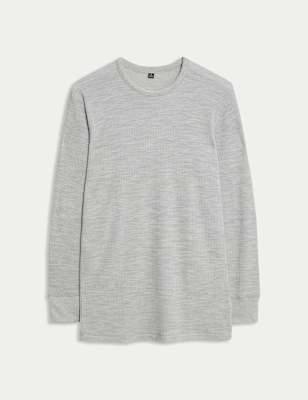 

Mens M&S Collection Heatgen™ Maximum Thermal Long Sleeve Top - Grey Marl, Grey Marl