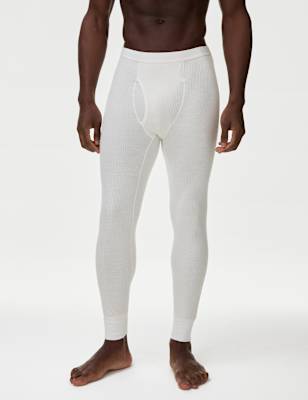 

Mens M&S Collection Heatgen™ Maximum Thermal Long Johns - Ivory, Ivory