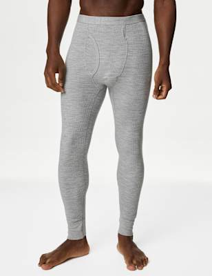 

Mens M&S Collection Heatgen™ Maximum Thermal Long Johns - Grey Marl, Grey Marl