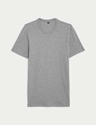 

Mens M&S Collection Heatgen™ Medium Thermal Short Sleeve Top - Grey, Grey