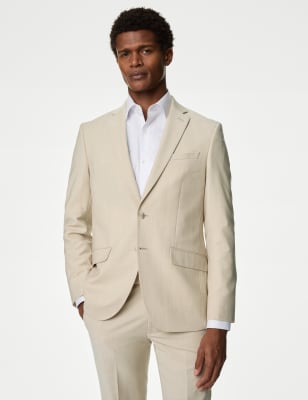 

Mens Autograph Tailored Fit Performance Suit Jacket - Neutral, Neutral