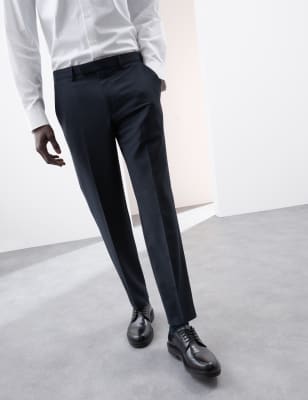 

Mens Autograph Tailored Fit Performance Trousers - Navy, Navy