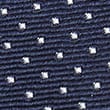 Pin Dot Pure Silk Tie, NAVY, swatch