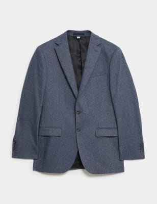 

Mens M&S Collection Wool Rich Suit Jacket - Blue, Blue