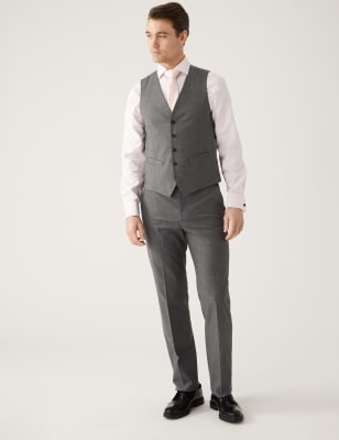 M&S Men's Waistcoat - 40REG - Dark Indigo, Navy,Black,Charcoal,Dark Indigo