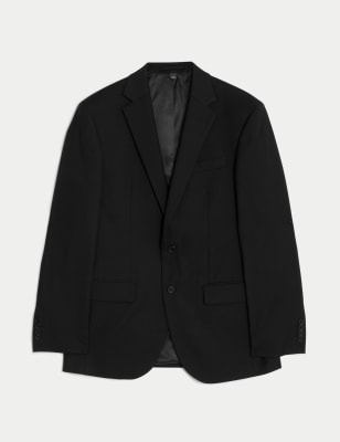 

Mens M&S Collection Regular Fit Stretch Suit Jacket - Black, Black