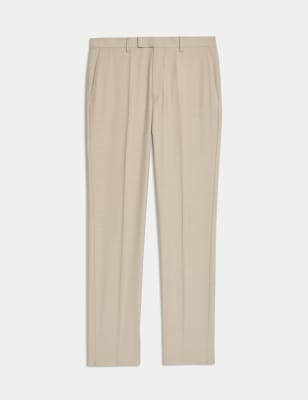 

Mens M&S Collection Schmal geschnittene Anzughose mit Stretchanteil - Neutral, Neutral