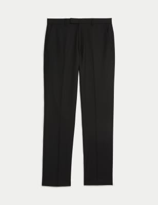 

M&S Collection Pantalón de traje regular elásticoMens - Black, Black