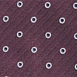 Outline Spot Tie, AUBERGINE MIX, swatch