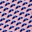 Slim Woven Geometric Tie, PALE PINK MIX, swatch