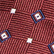 Slim Geometric Tie, BURGUNDY, swatch