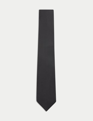 

Mens M&S Collection Machine Washable Tie - Black, Black