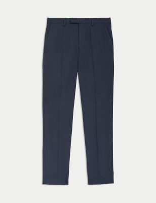 

Mens M&S Collection Slim Fit Suit Trousers - Navy, Navy