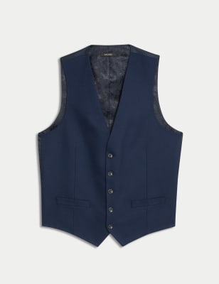 

Mens M&S Collection Warm Handle Waistcoat - Navy, Navy