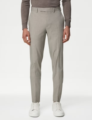 

Mens M&S Collection Hose mit Stretchanteil in schmaler Passform - Stone, Stone