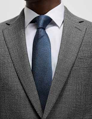 

Mens M&S SARTORIAL Regular Fit Pure Wool Suit Jacket, Charcoal
