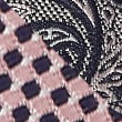 2 Pack Slim Woven Check & Paisley Ties, PINK MIX, swatch