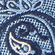 2 Pack Slim Woven Check & Paisley Ties, BLUE MIX, swatch