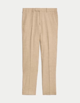 

Mens Autograph Talored Fit Italian Linen Miracle™ Trousers - Sand, Sand