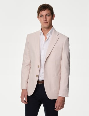 

M&S Collection Blazer elástico texturizadoMens - Pink, Pink