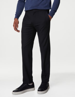 

Mens Autograph Textured Stretch Trousers - Navy, Navy