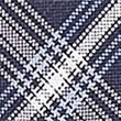 Pure Silk Heritage Check Tie, NAVY, swatch