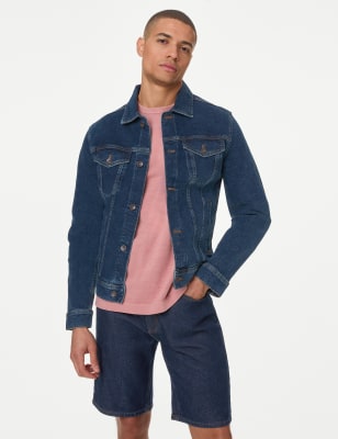 

Mens M&S Collection Denim Jacket - Indigo, Indigo