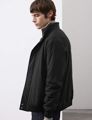 Mens Autograph Bomber Jacket, Black