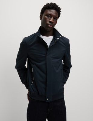 

Mens M&S Collection Bomber Jacket with Stormwear™ - Dark Navy, Dark Navy