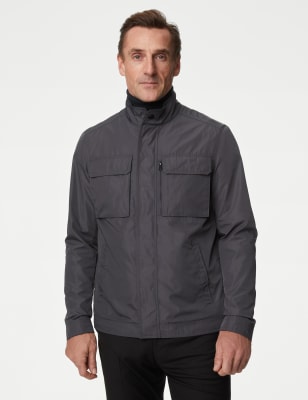 

Mens M&S Collection Utility Jacket with Stormwear™ - Grey, Grey