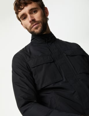 

Mens M&S Collection Utility Jacket with Stormwear™ - Black, Black